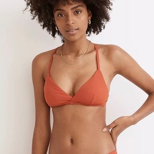 Madewell Second Wave Ribbed Swim Top